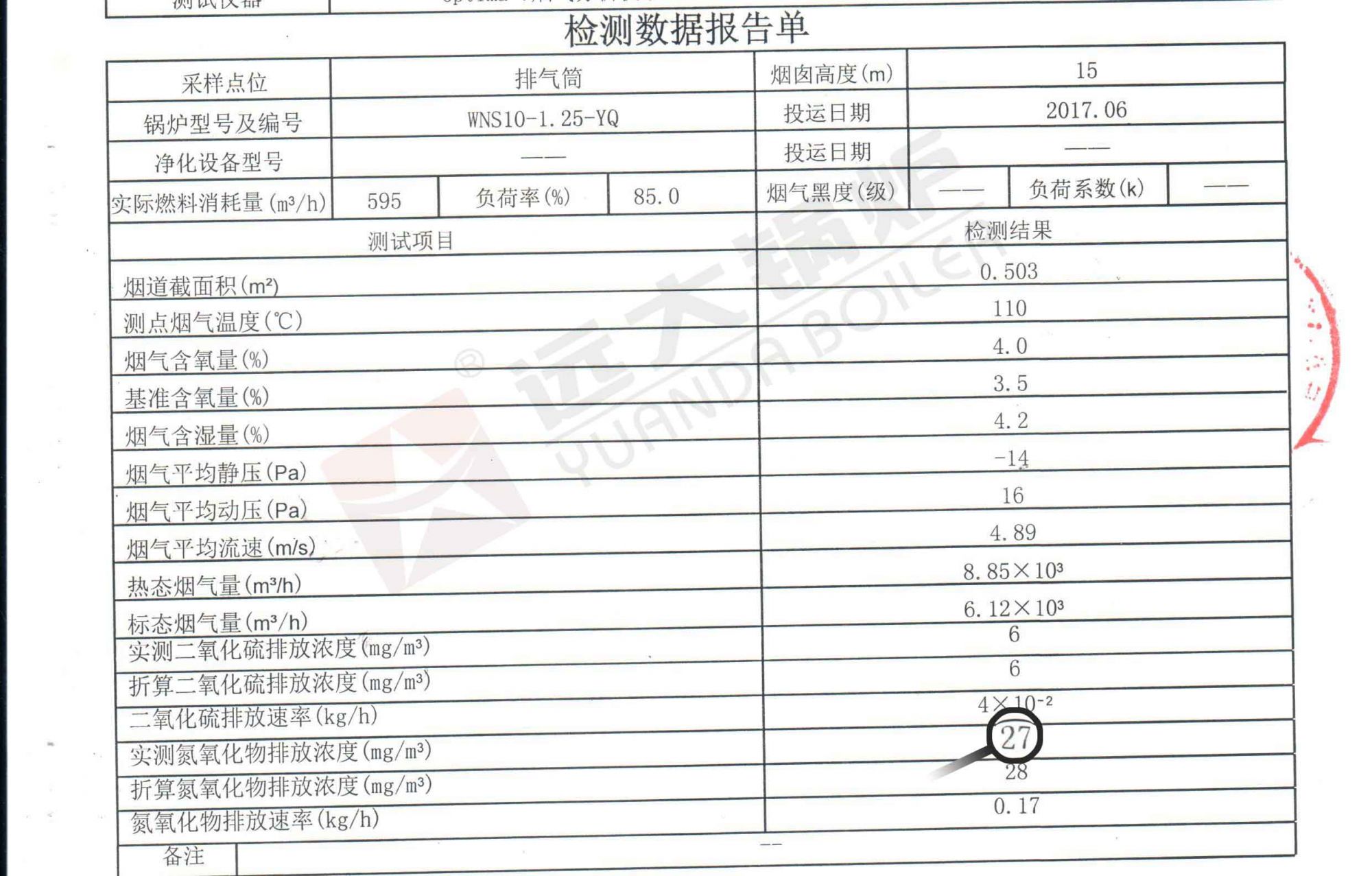 低氮燃气锅炉